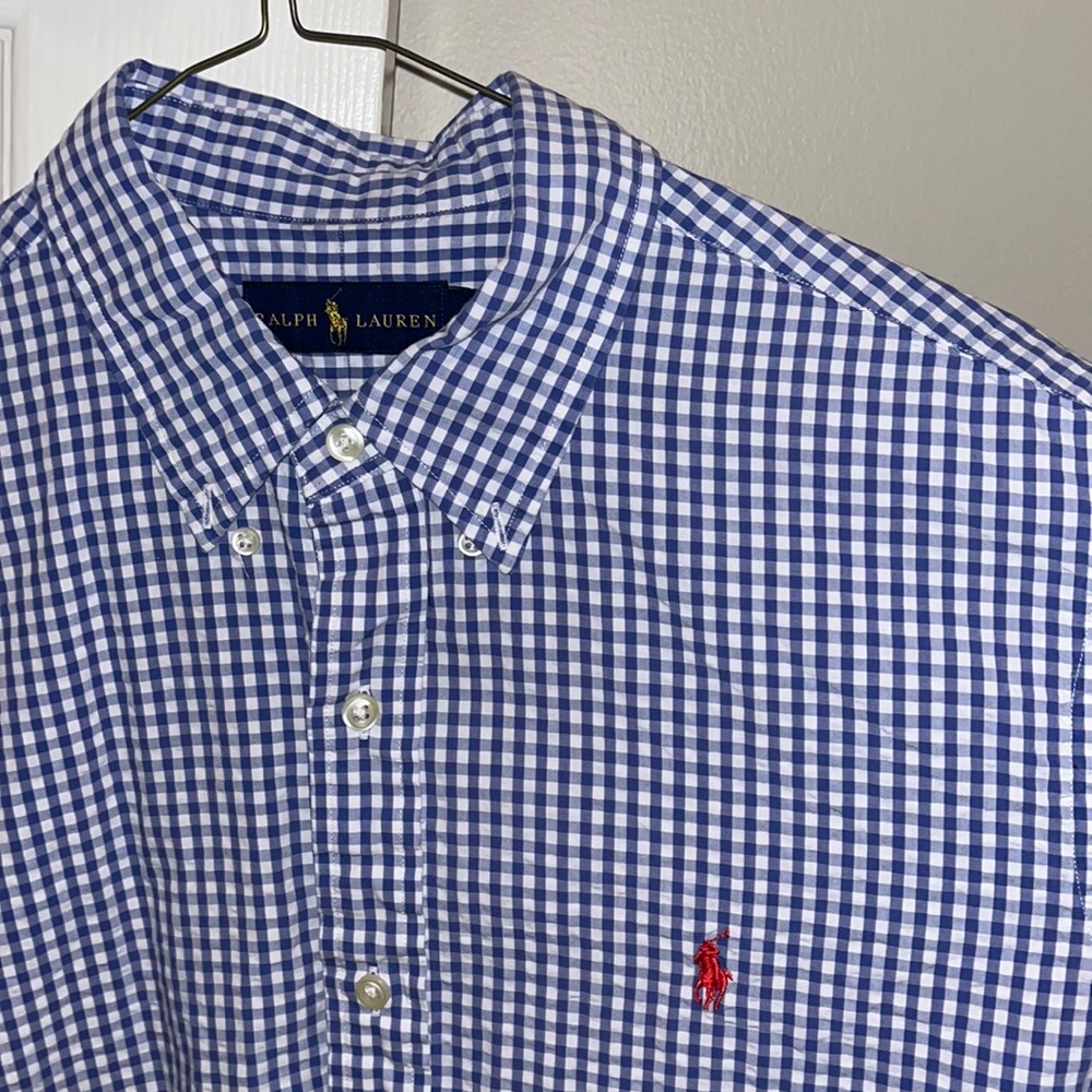 Polo Button Down Size Large - image 1